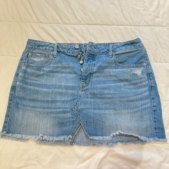 American Eagle Jean mini skirt used good condition - Picture 1 of 5